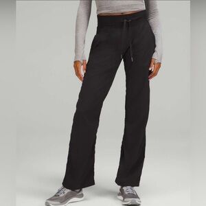 Lululemon Dance Studio Mid-Rise Full Length Pant Sz 2 Black Yoga Relaxed